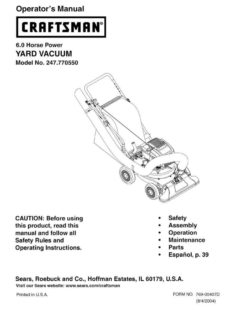 Craftsman 247-770550 Manual de usuario