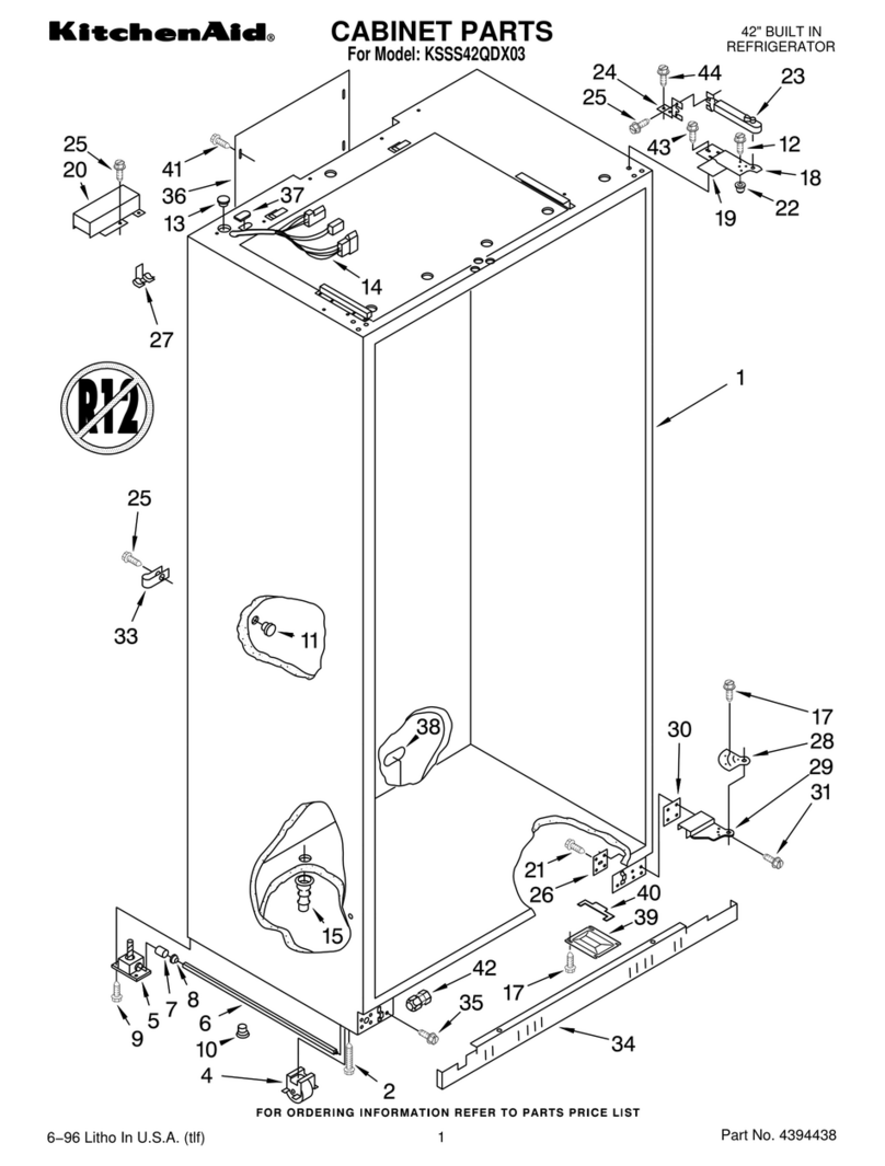 KitchenAid KSSS42QDX03 Manual de usuario