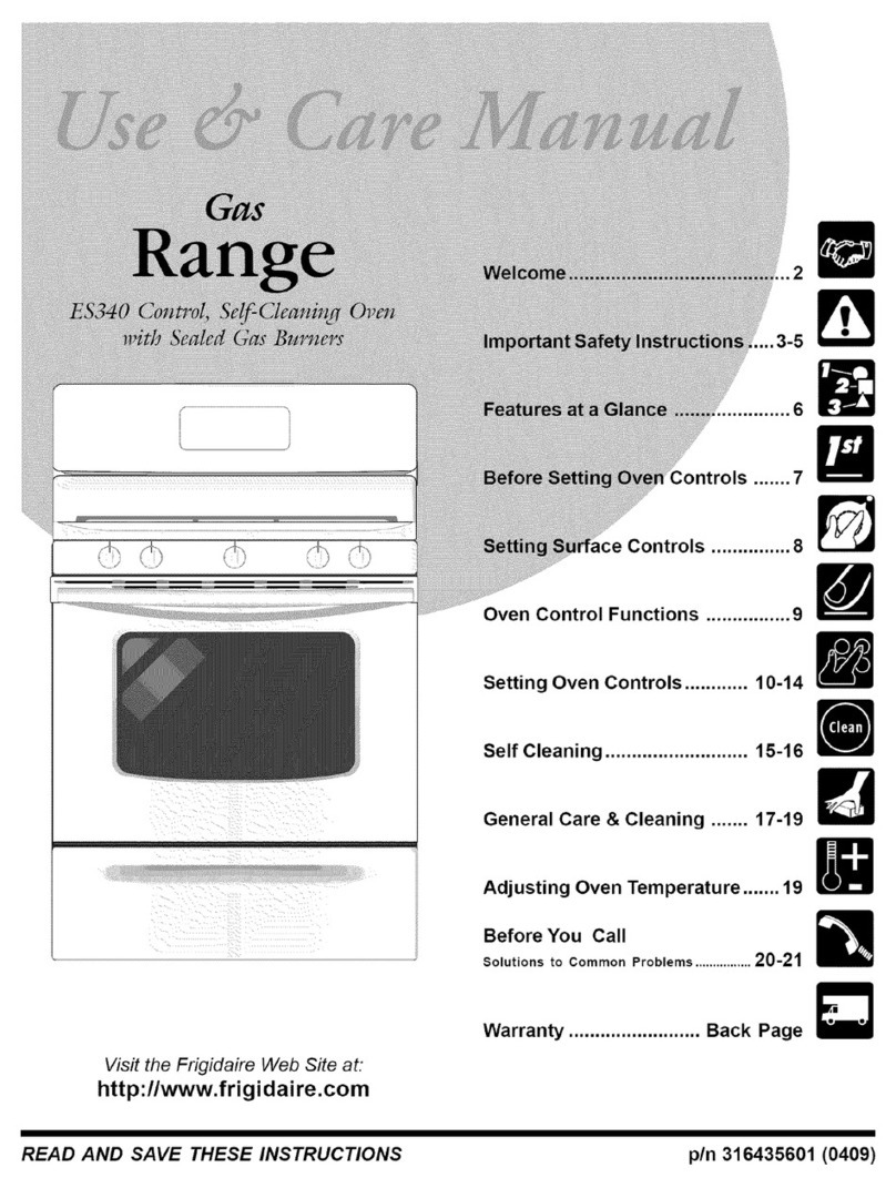 Frigidaire CGLGF382DSF Manual de usuario