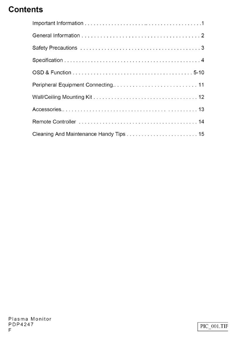 Akai PDP4247 Manual de usuario