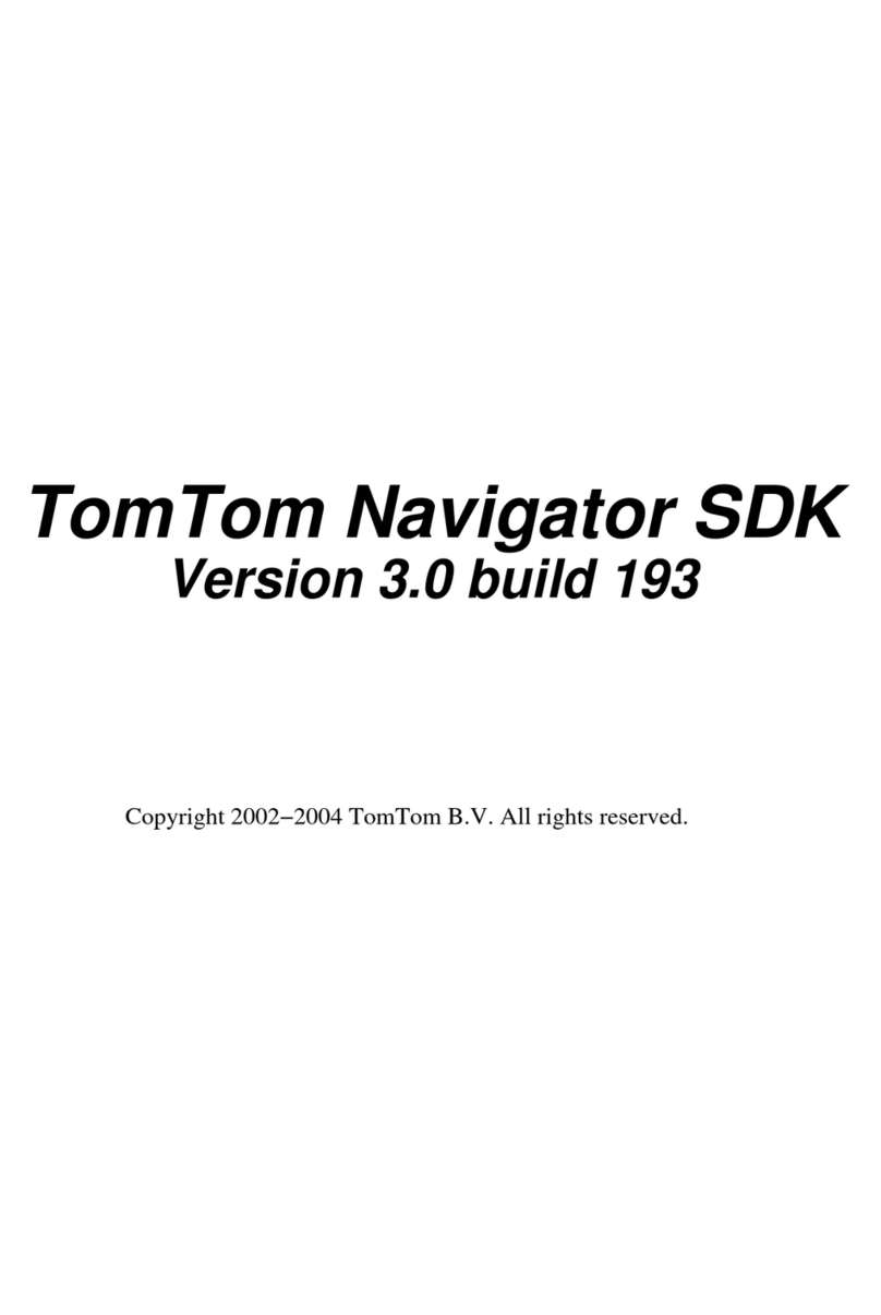 TomTom Navigator SDK and Manual de funcionamiento