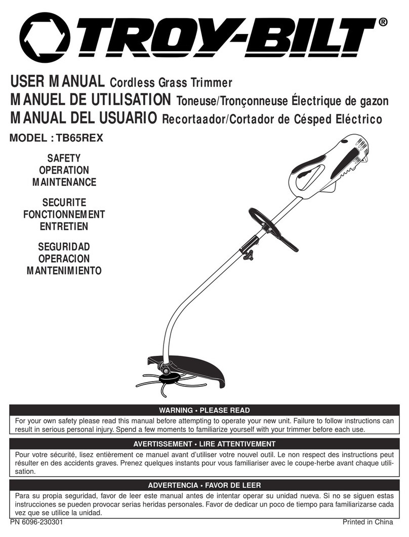 Troy-Bilt TB65REX Manual de usuario