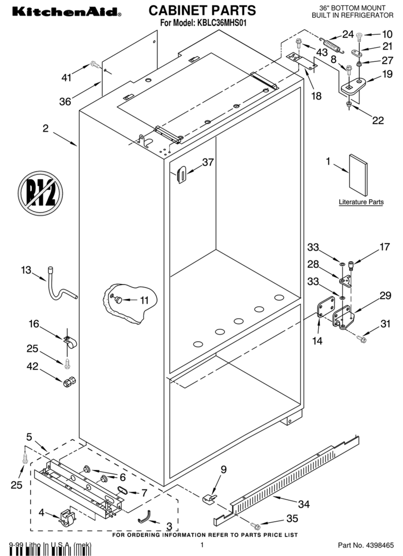 KitchenAid KBLC36MHS01 Manual de usuario KitchenAid KBLC36MHS01 Manual de usuario