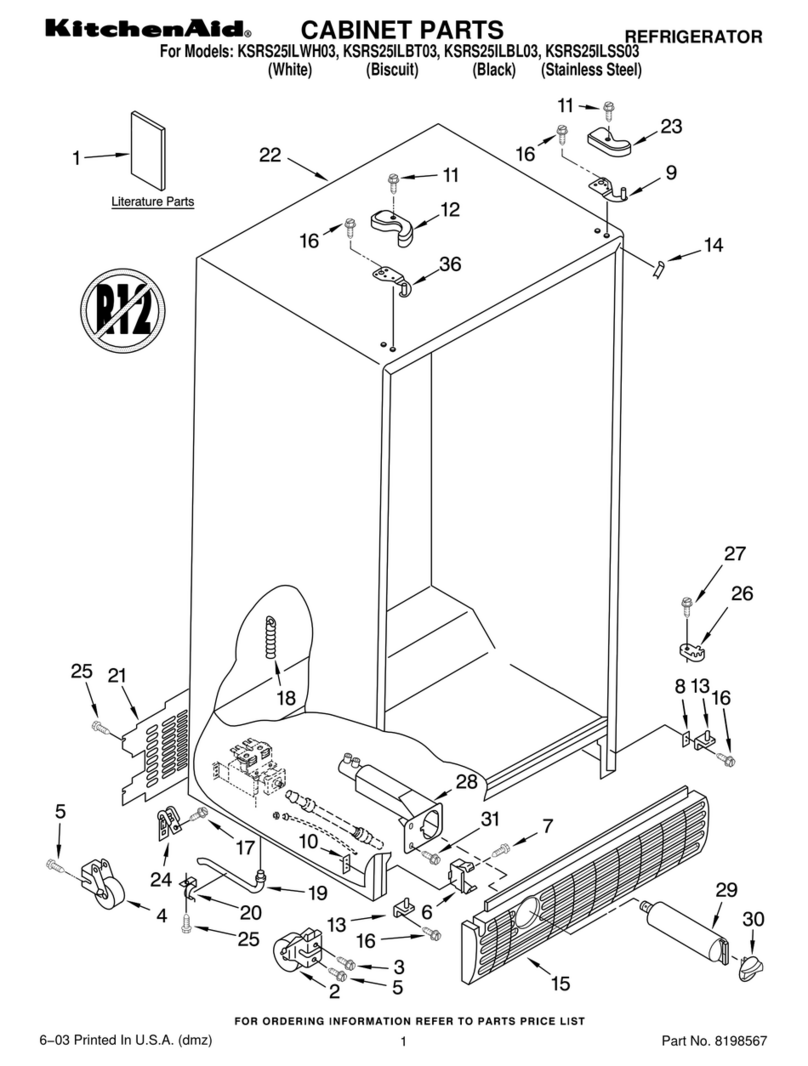 KitchenAid KSRS25ILBL03 Manual de usuario