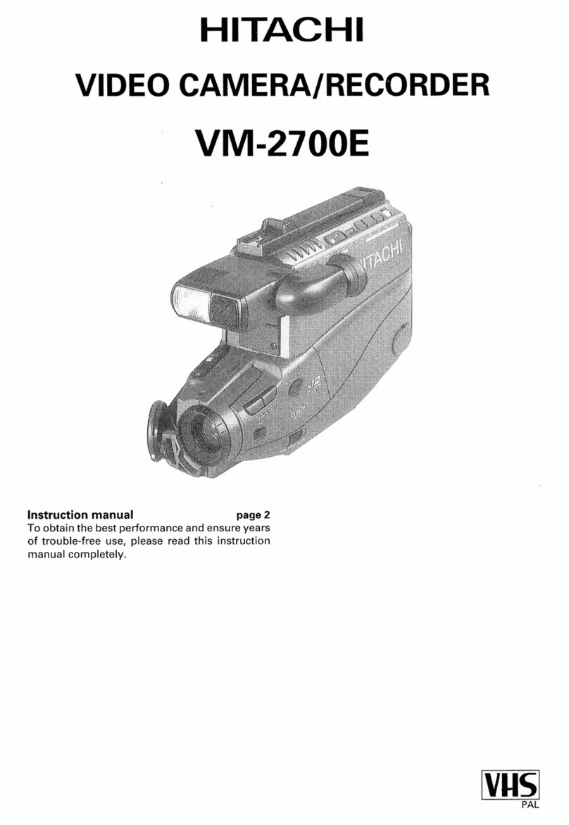Hitachi VM-2700E Manual de usuario