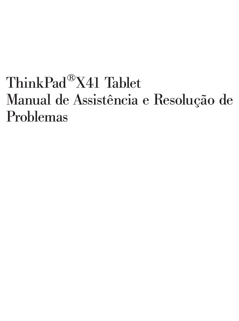 Lenovo 1866 - ThinkPad X41 Tablet Manual de instrucciones