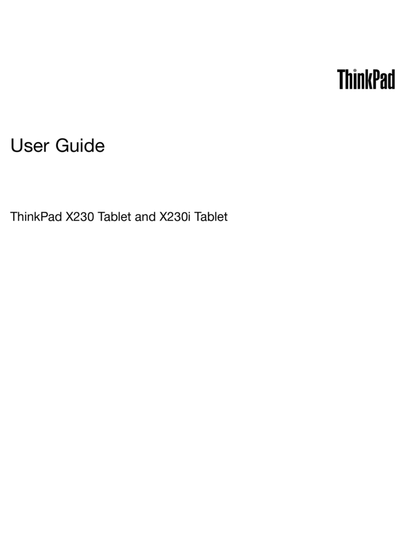 Lenovo ThinkPad X230 Tablet Manual de usuario
