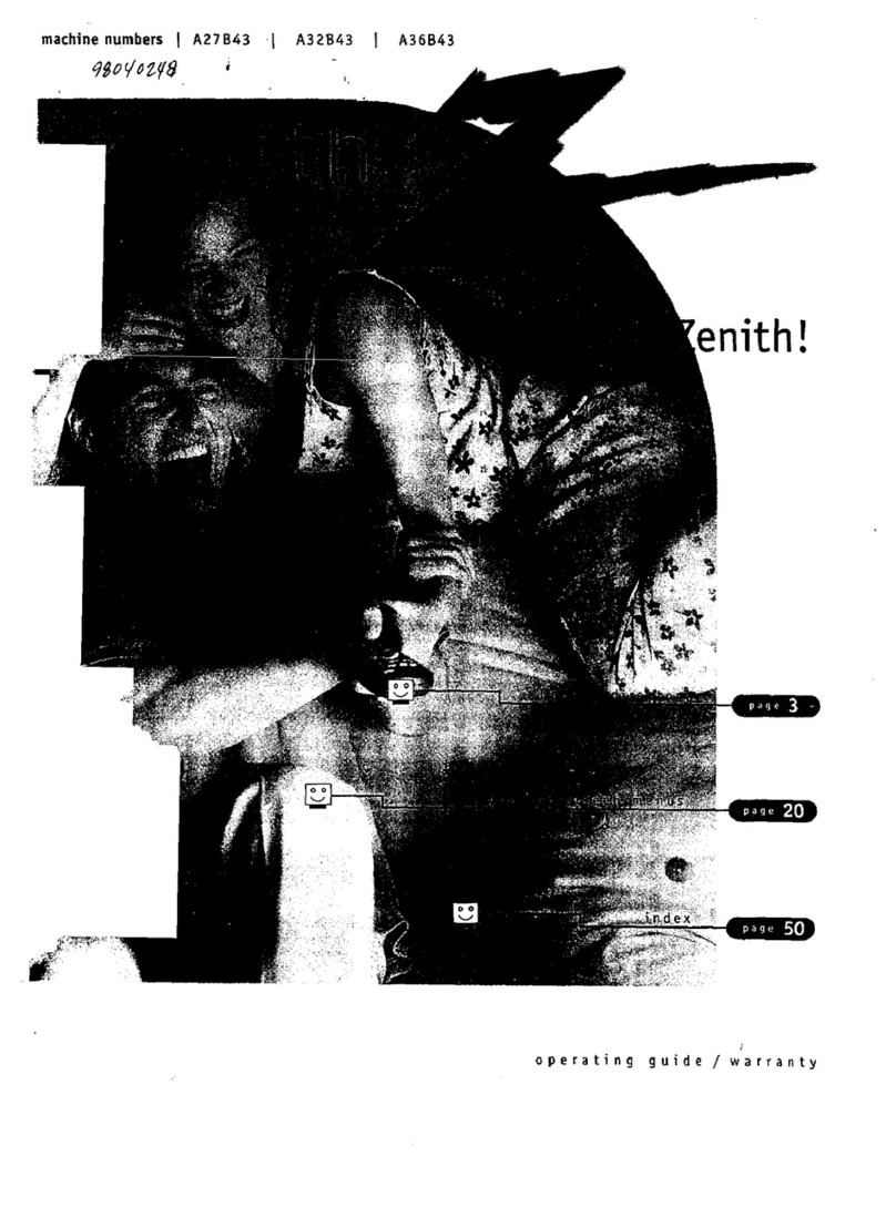 Zenith A32B43 Manual de operación y mantenimiento