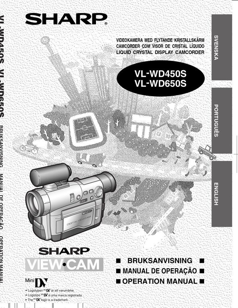 Sharp Viewcam VL-WD450S Manual de usuario Sharp Viewcam VL-WD450S Manual de usuario
