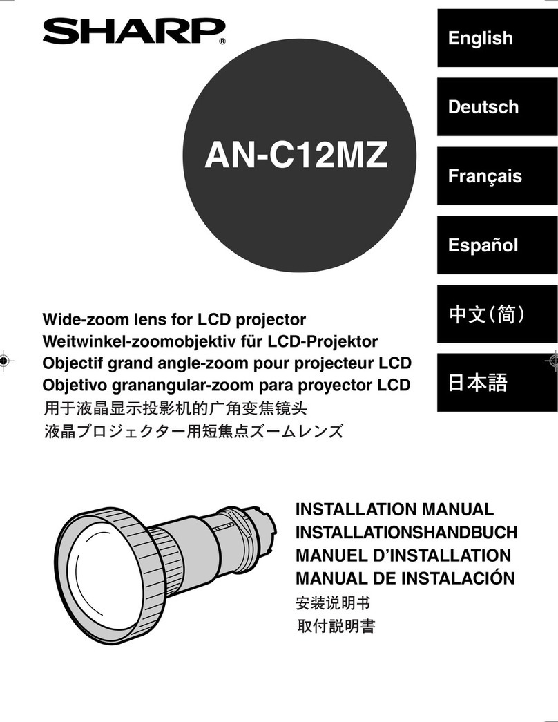 Sharp AN-C12MZ Manual de usuario