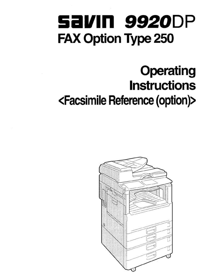Savin 9920DP Manual de usuario Savin 9920DP Manual de usuario
