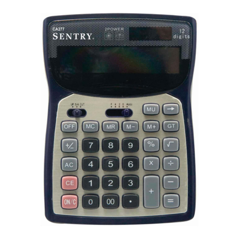 Sentry CA277 Manual de usuario