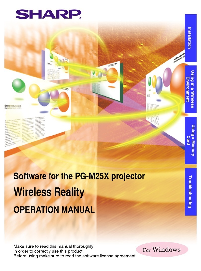 Sharp Notevision PG-M25X Guía de inicio rápido