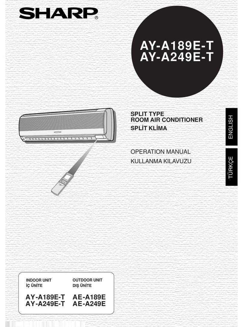 Sharp AY-249E-T Manual de usuario