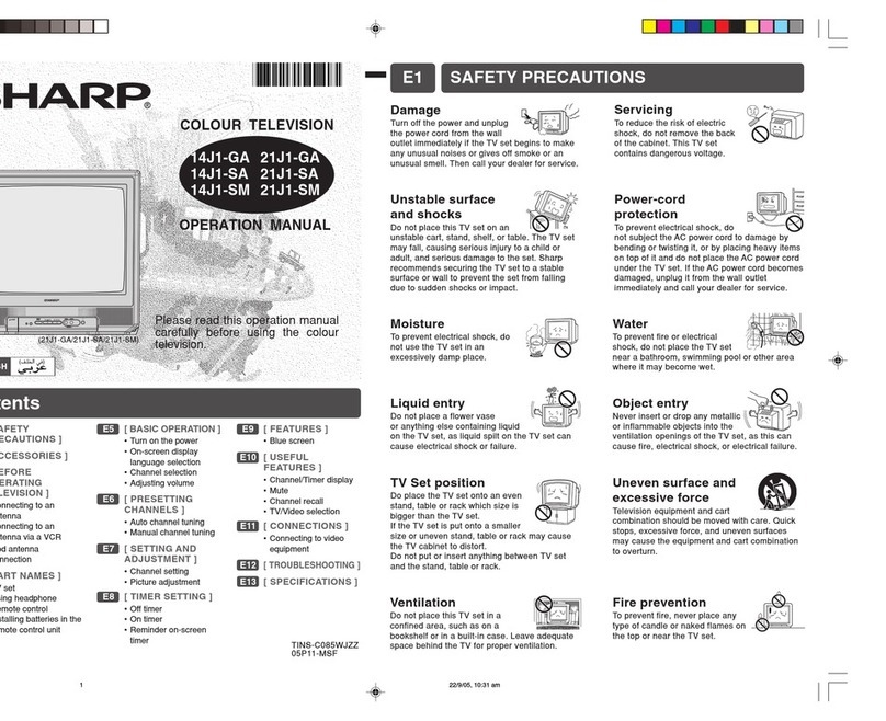 Sharp 14J1-GA Manual de usuario