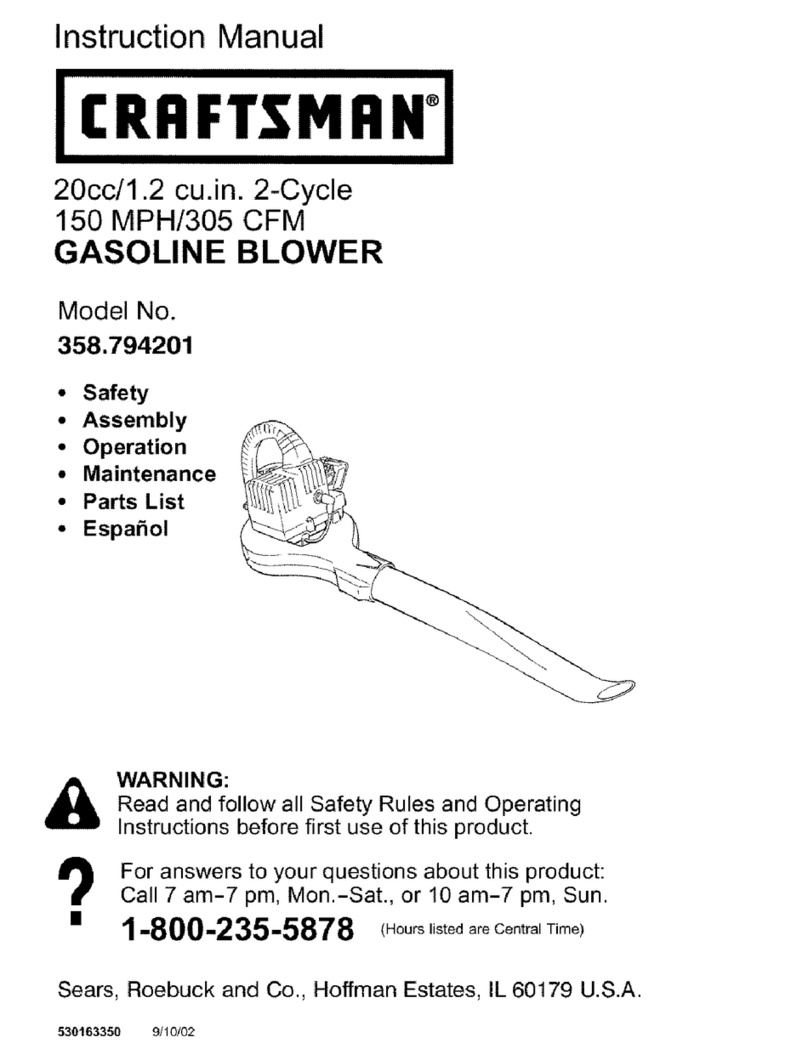 Craftsman 358.794201 Manual de usuario