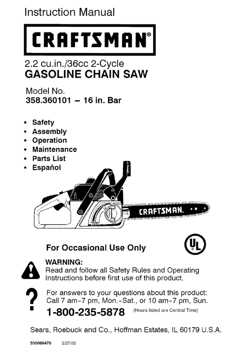 Craftsman 358.360101 Manual de usuario