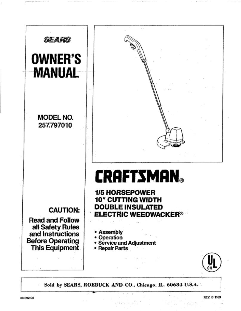Sears 257.797010 Manual de usuario