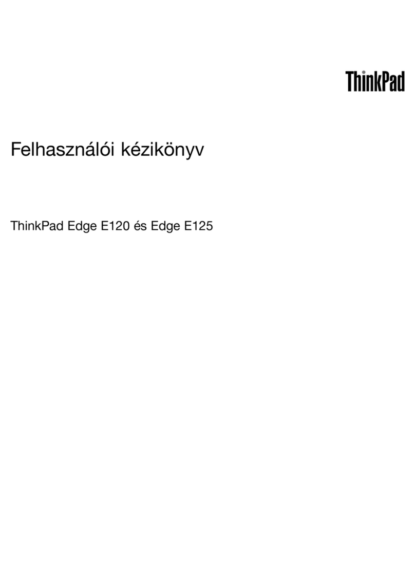 Lenovo ThinkPad Edge E120 Manual de usuario
