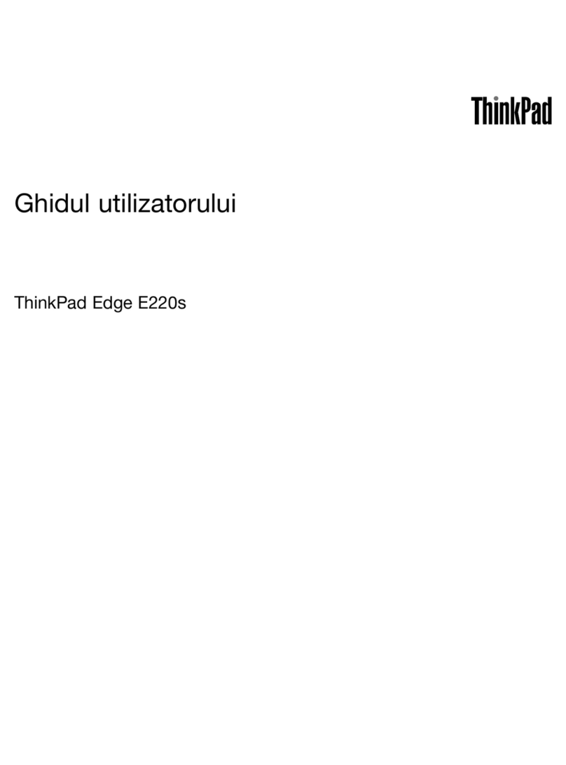 Lenovo ThinkPad Edge E220s Manual de usuario