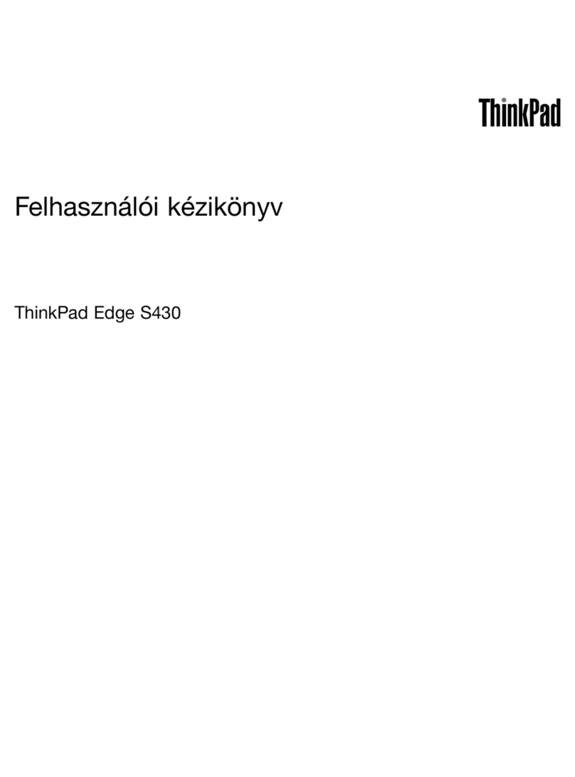 Lenovo ThinkPad Edge S430 Manual de usuario
