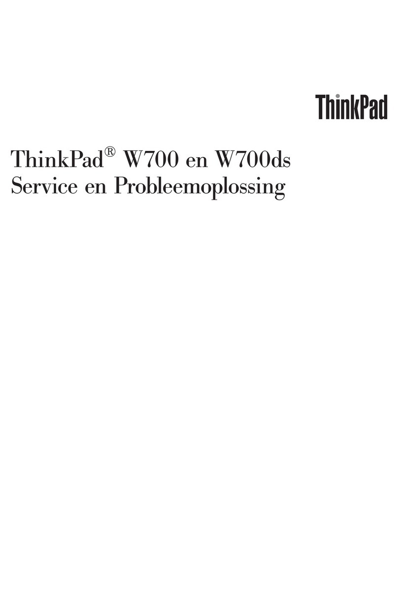 Lenovo THINKPAD W700 Guía de configuración