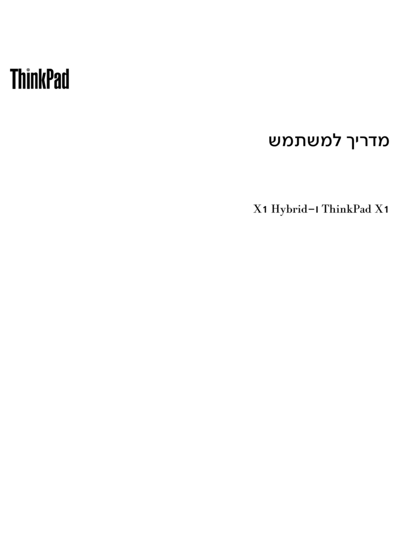 Lenovo ThinkPad X1 Manual de usuario