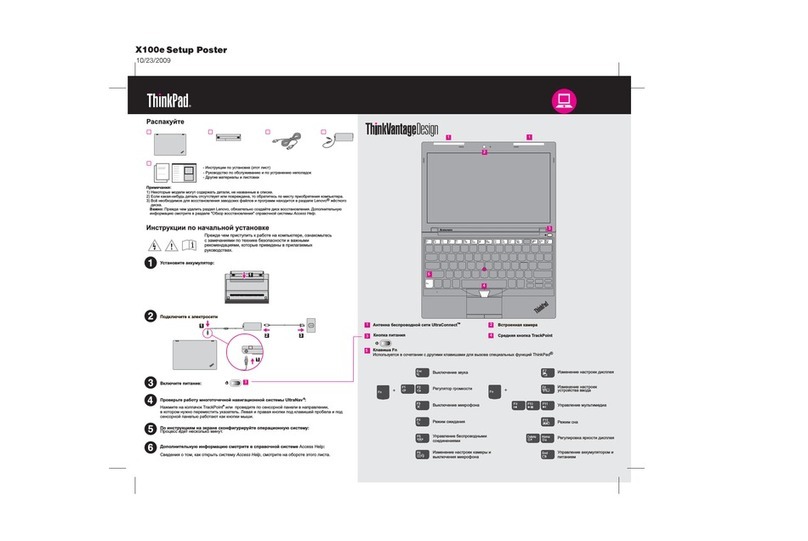 Lenovo THINKPAD X120E Manual de usuario