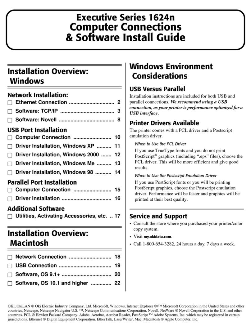 Oki ES1624n MFP Manual de instrucciones