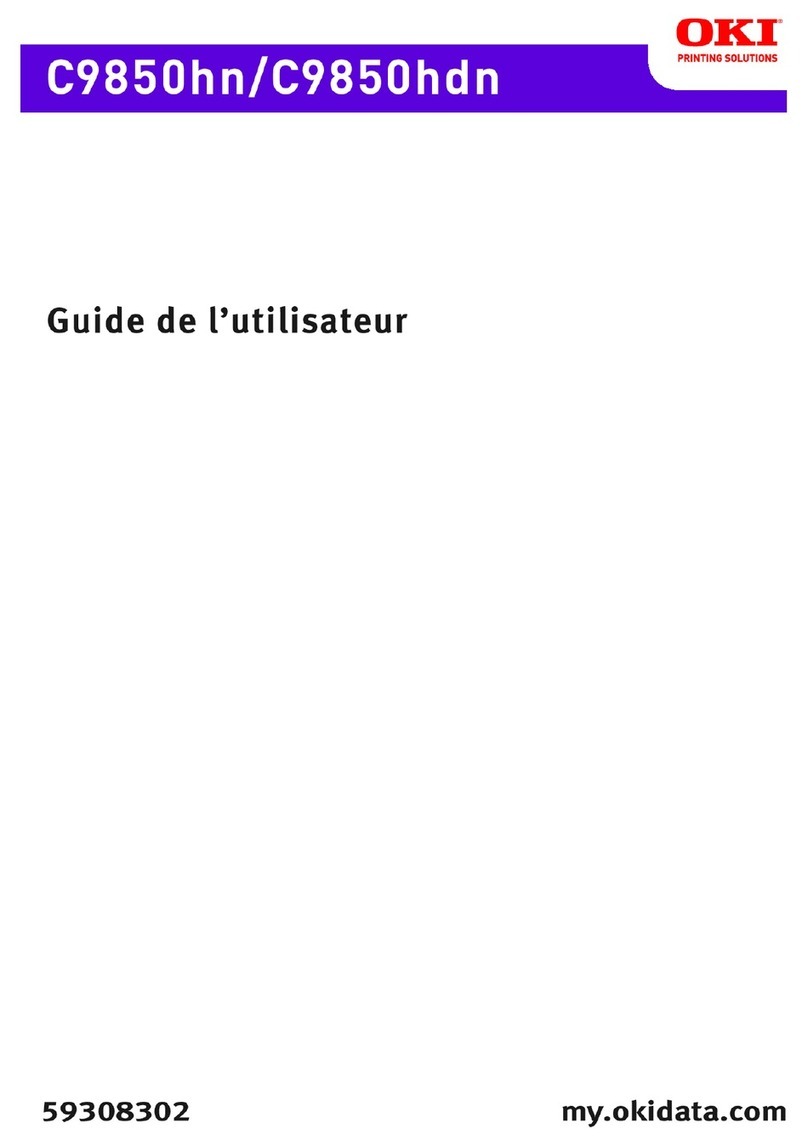 Oki C9850hdn Guía de inicio rápido