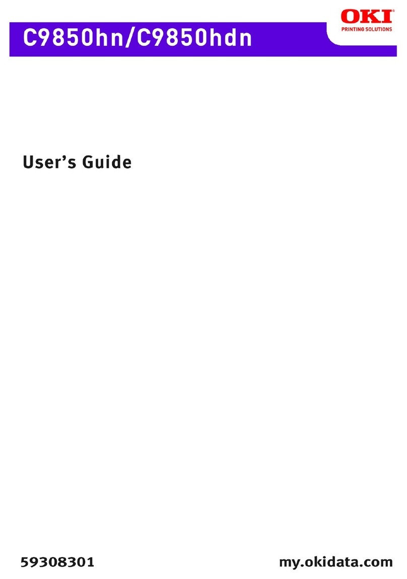 Oki C9850hdn Manual de usuario