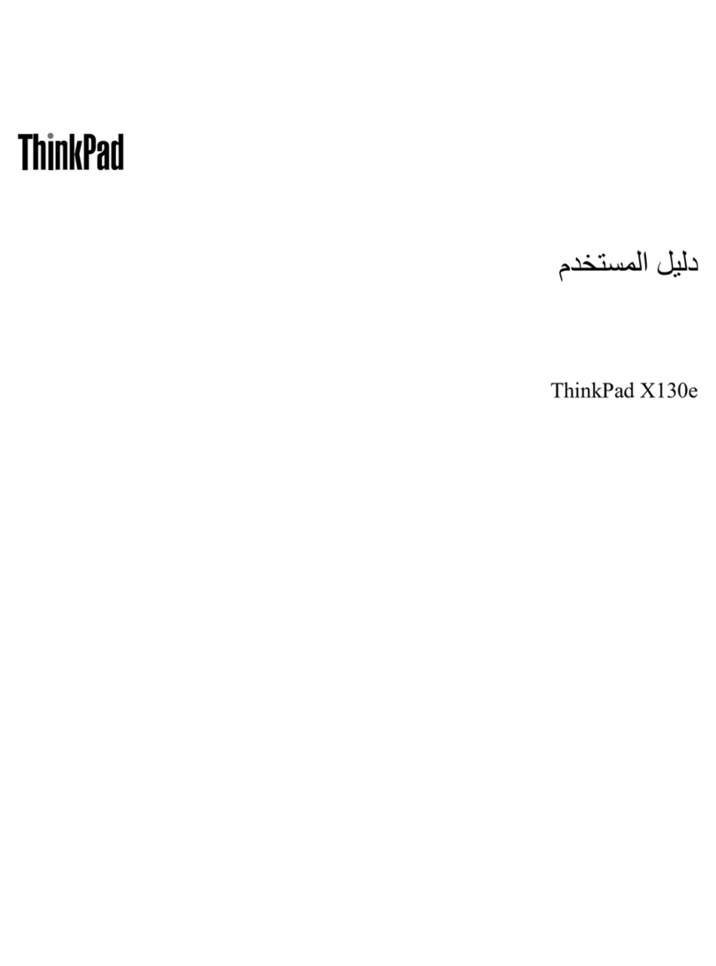 Lenovo ThinkPad X130e Manual de usuario