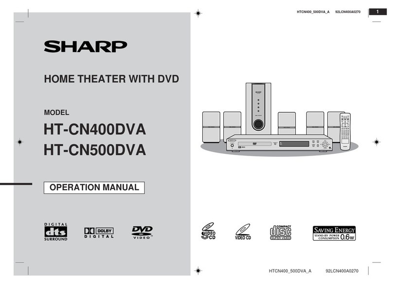 Sharp HT-CN400DVA Manual de usuario