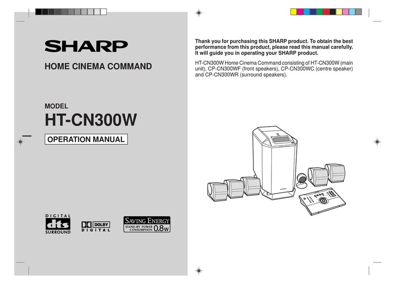 Sharp HT-CN300W Manual de usuario