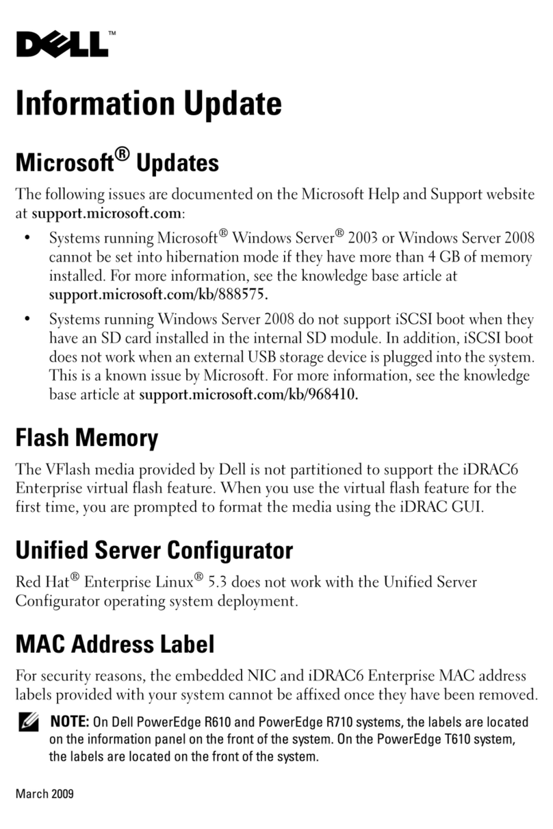 Dell POWEREDGE R710 Manual técnico Dell POWEREDGE R710 Manual técnico