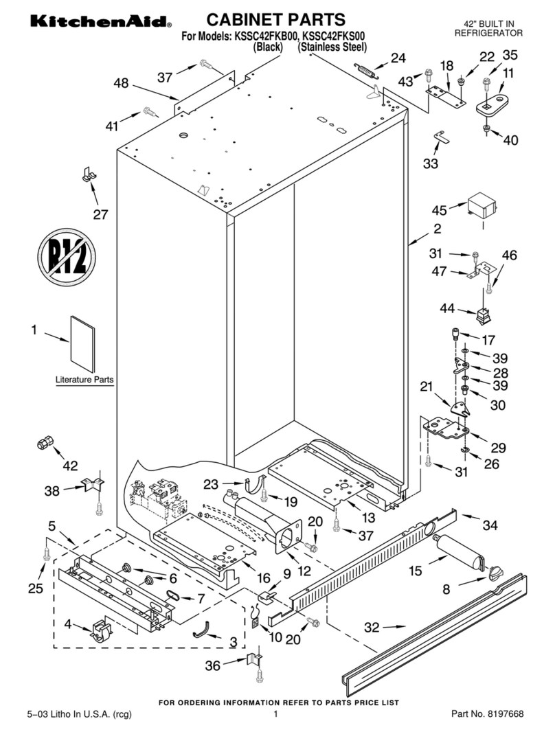 KitchenAid KSSC42FKB00 Manual de usuario