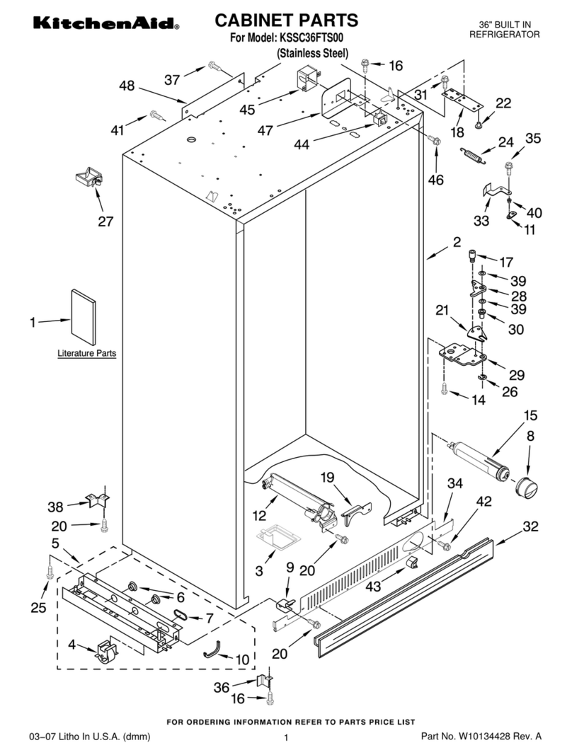 KitchenAid KSSC36FTS00 Manual de usuario