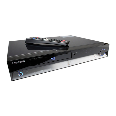 Samsung Blu-ray Player Manual de usuario