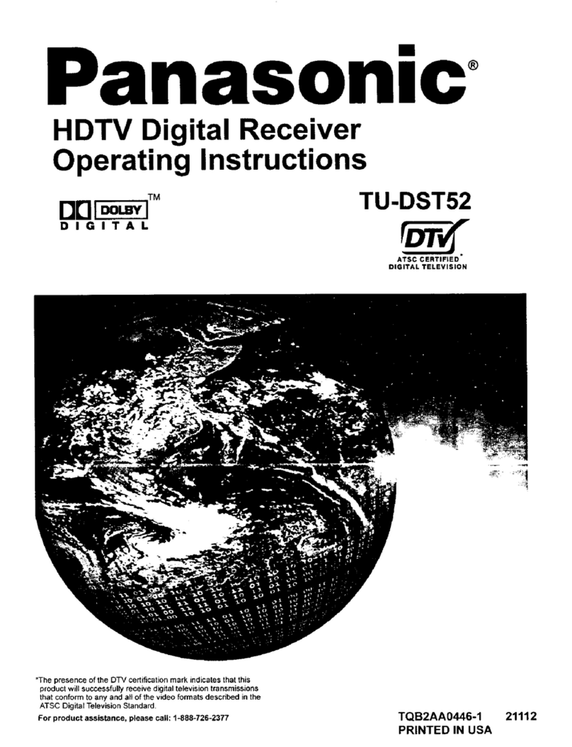 Panasonic TU-DST52 Manual de usuario