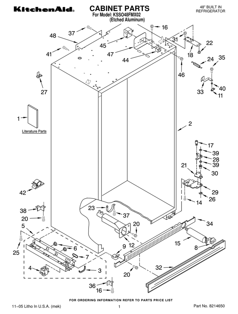 KitchenAid KSSO48FMX02 Manual de usuario KitchenAid KSSO48FMX02 Manual de usuario