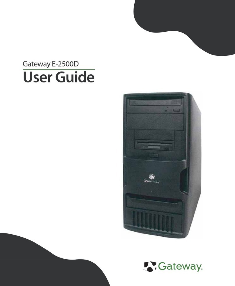 Gateway E-2500D Manual de usuario
