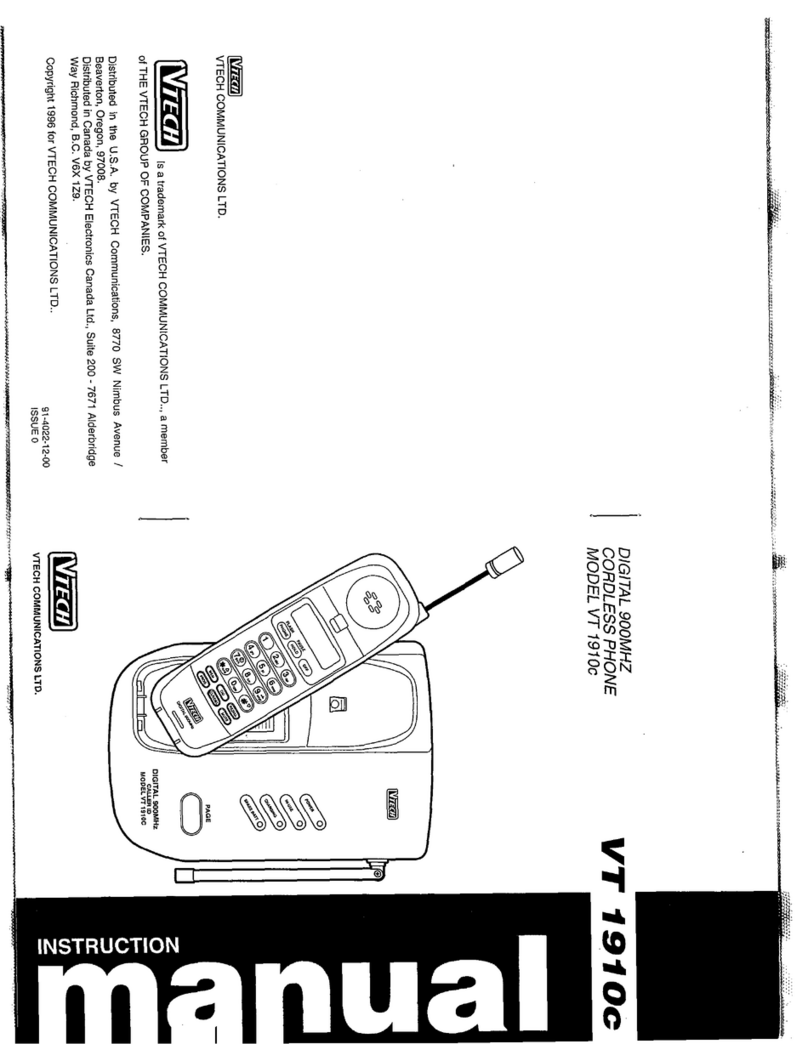 V-tech VT-1910c Manual de usuario