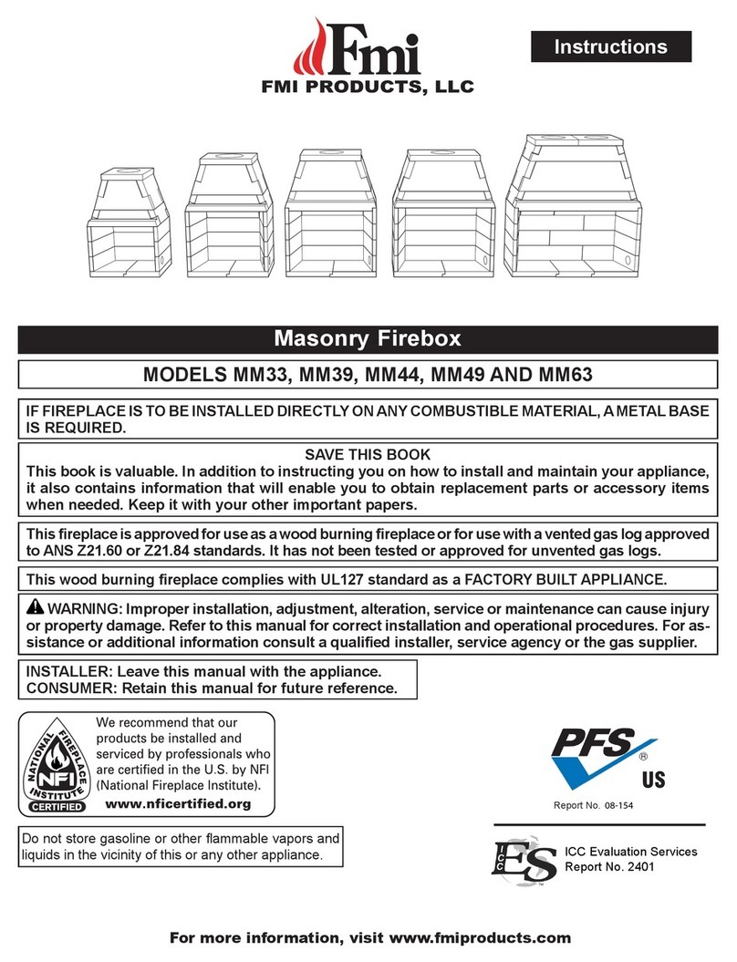 FMI Masonry MM33 Manual de usuario