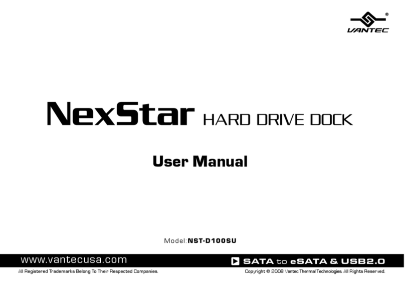 Vantec Vantec NST-D100SU Manual de usuario