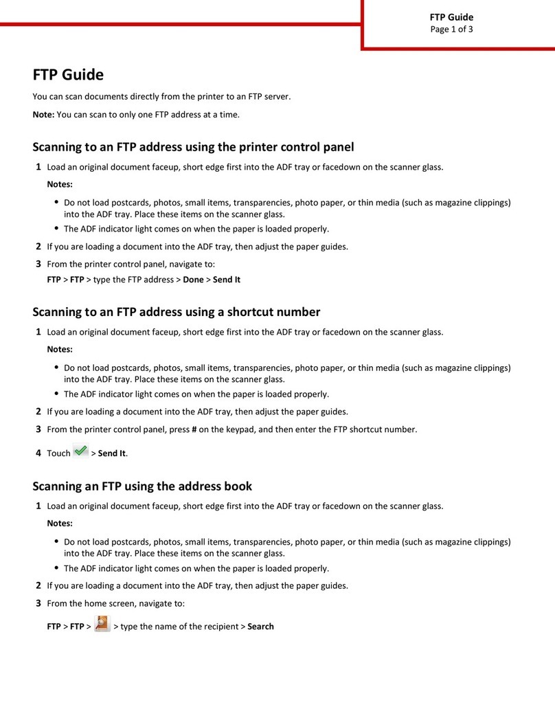 Lexmark MX810 Series Manual de usuario