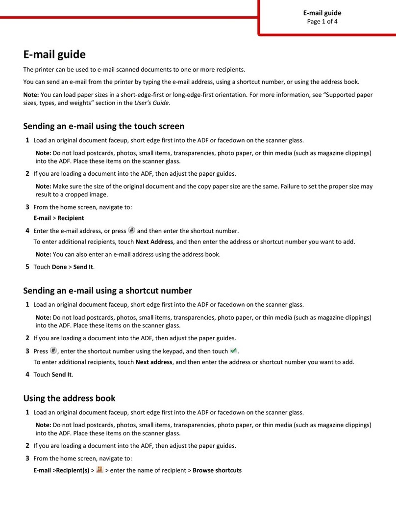 Lexmark Multifunction Laser Guía