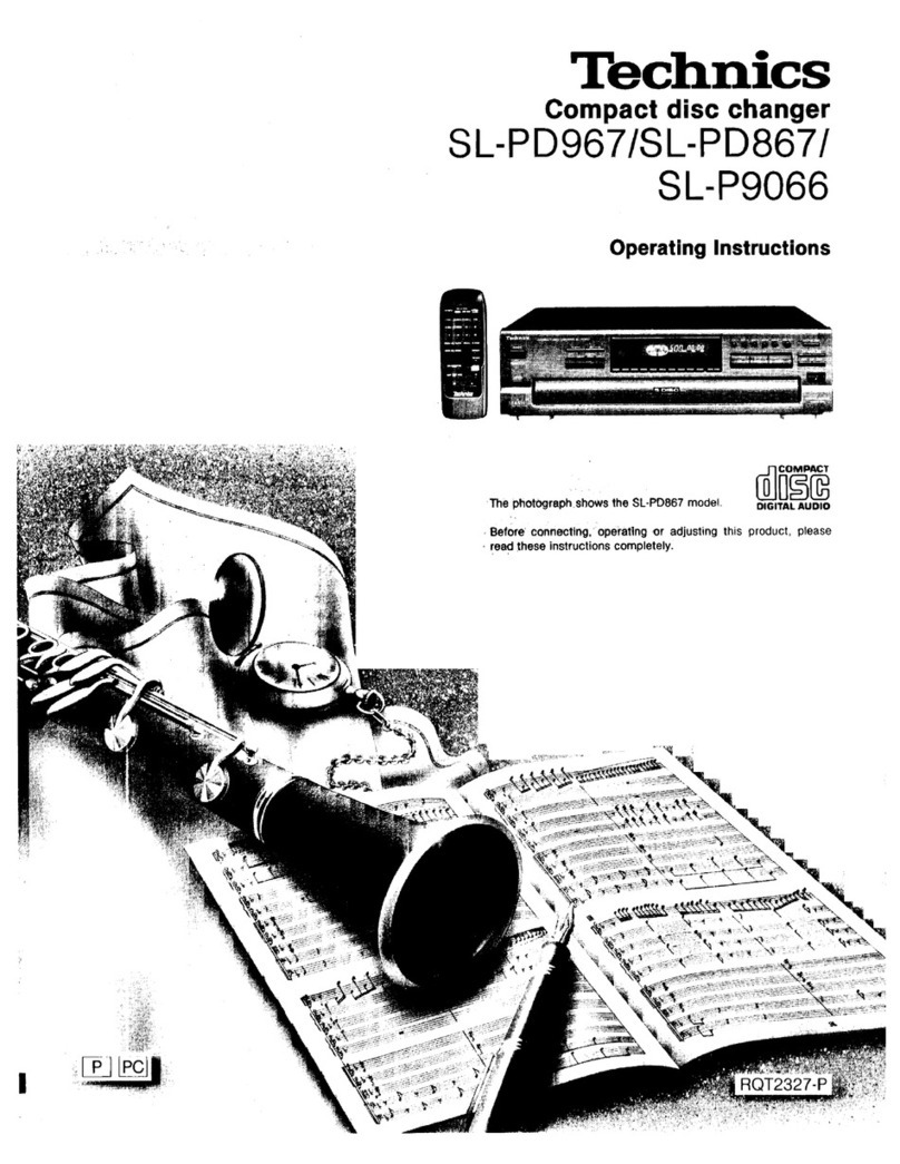 Technics SL-PD967 Manual de usuario Technics SL-PD967 Manual de usuario