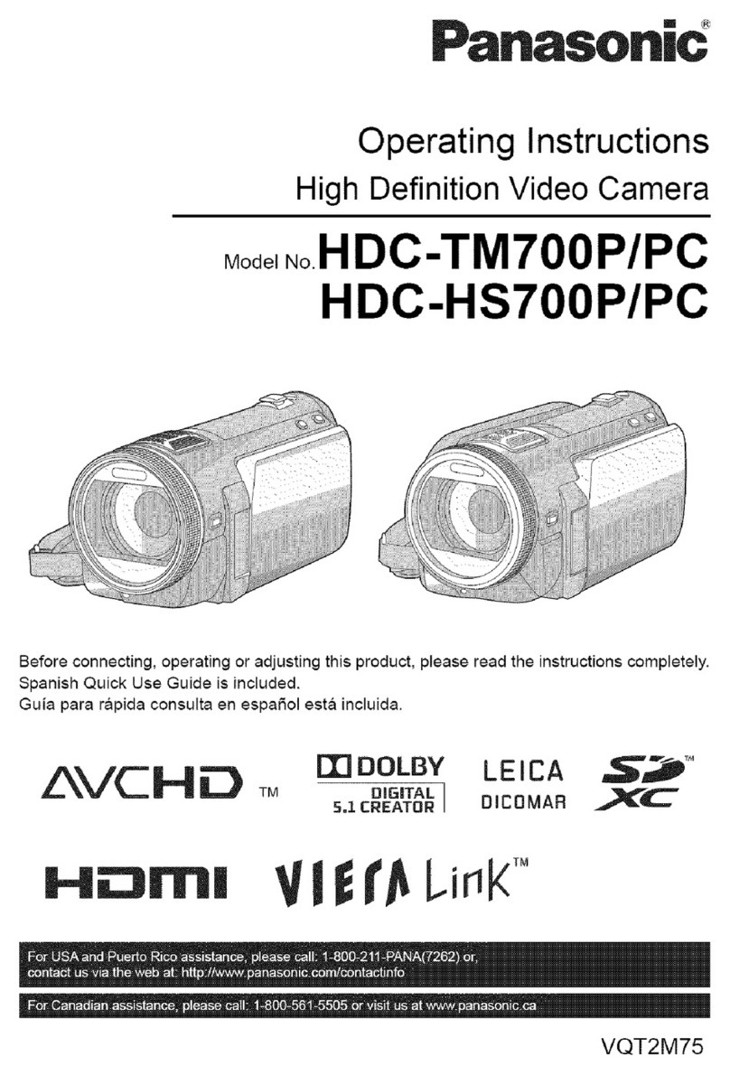 Panasonic HDC-HS700PC Manual de usuario
