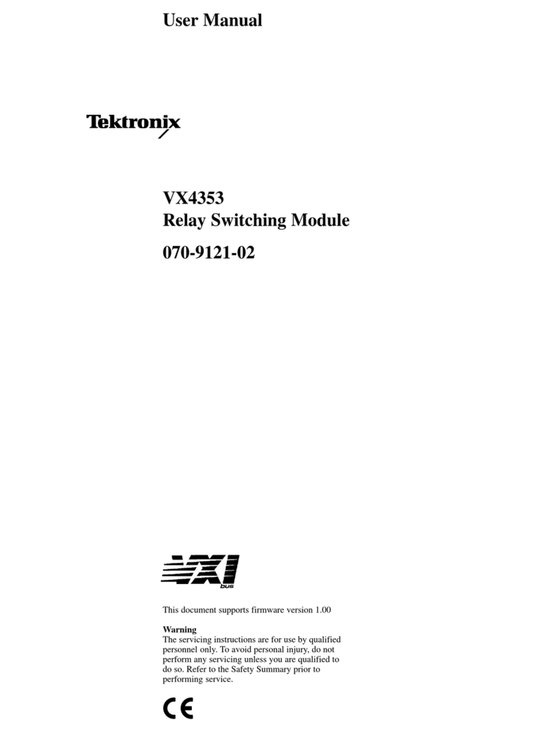 Tektronix VX4353 Manual de usuario