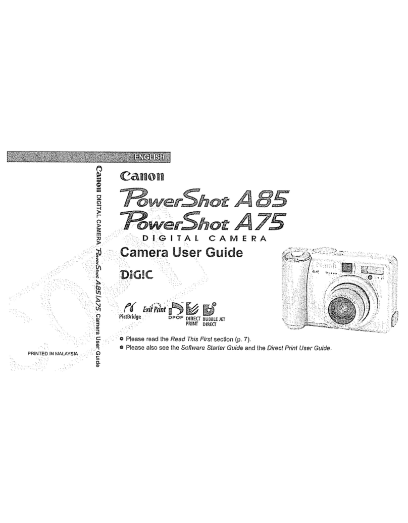 Canon POWERSHOT A75 Manual de usuario